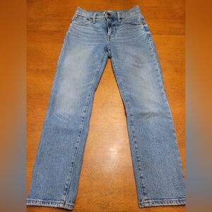 Madewell Perfect Vintage Light Blue Denim Straight Leg